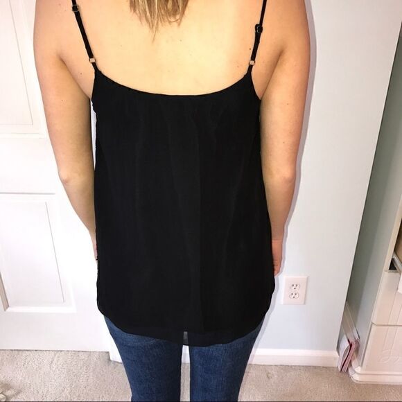 Joie Black Sparkly Tank Top! Size XS, in perfect condition - Picture 2 of 3